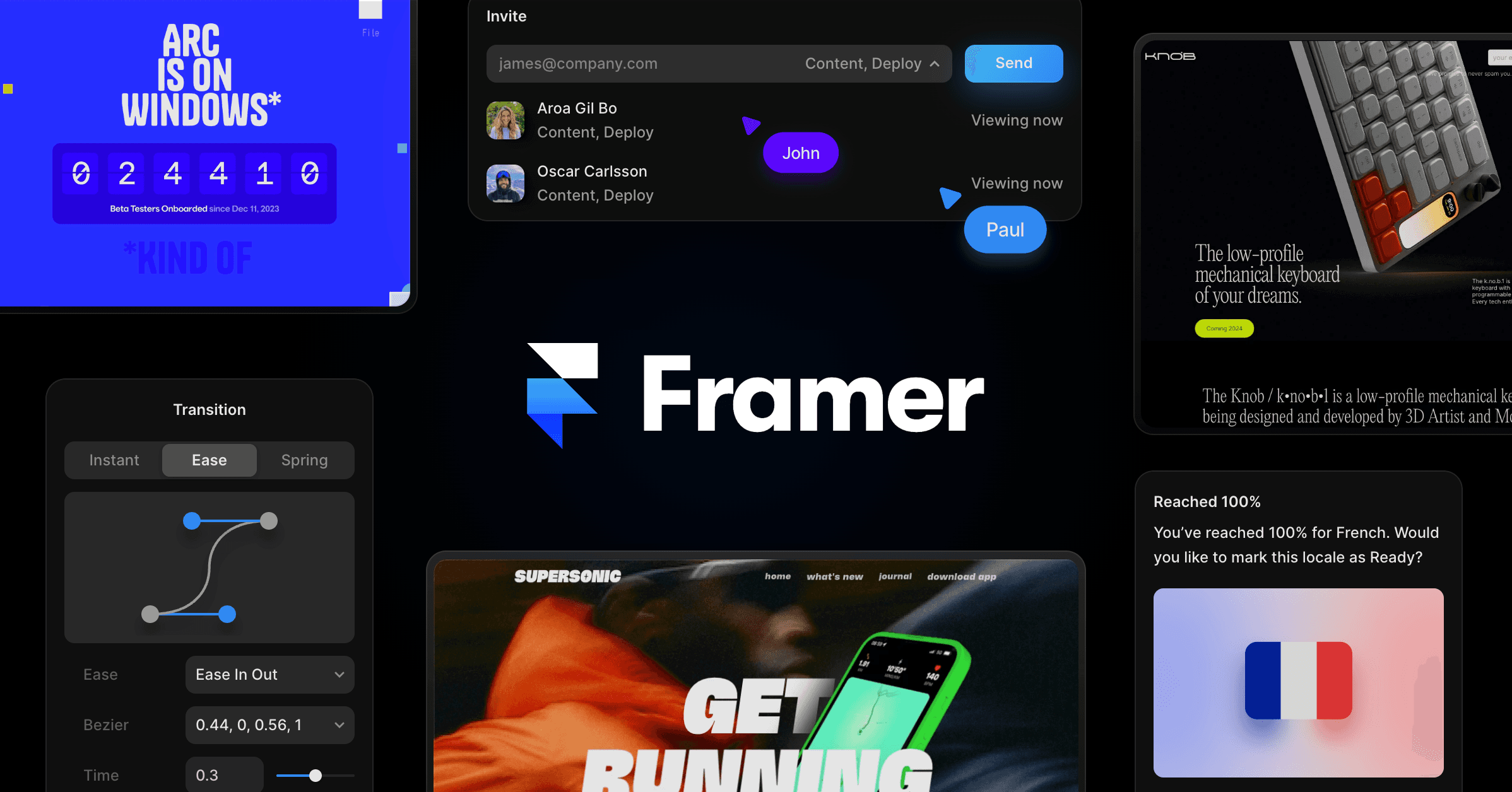 Framer Web Builder