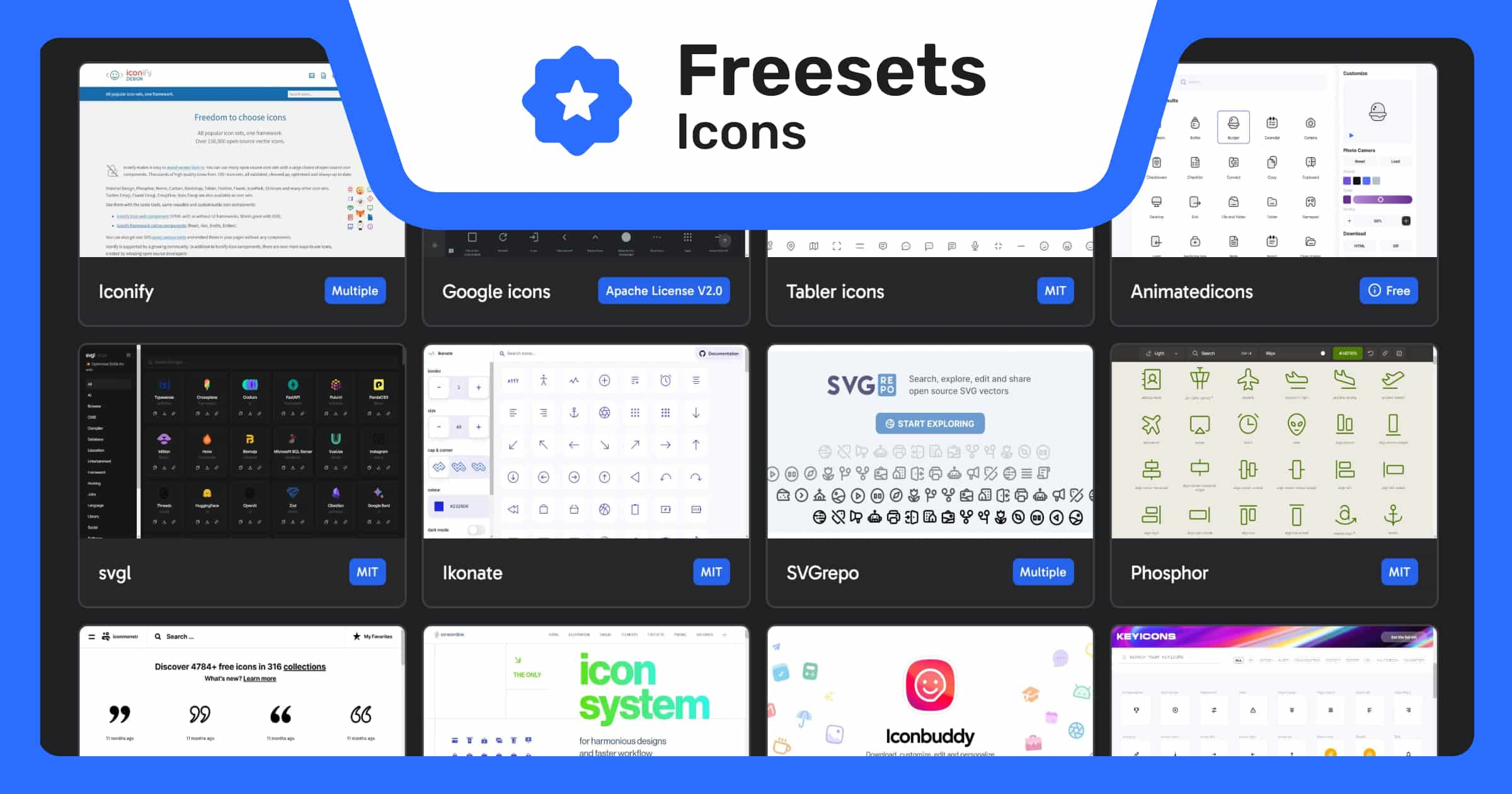 Free Icon Sets